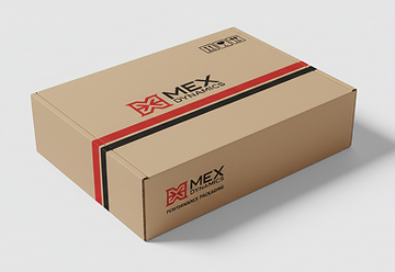 MEX Dynamics about us branded packaging box